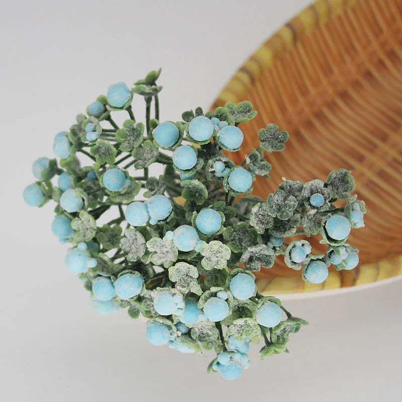 DIY Flower Decoration Material Tiny Flowers Grass Foam Ball Fruit Accessories