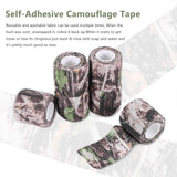 Camouflage Tape Wrap Camo Bandage Self-Adhesive for Camping Bike Telescope
