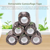 Camouflage Tape Wrap Camo Bandage Self-Adhesive for Camping Bike Telescope