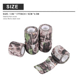 Camouflage Tape Wrap Camo Bandage Self-Adhesive for Camping Bike Telescope