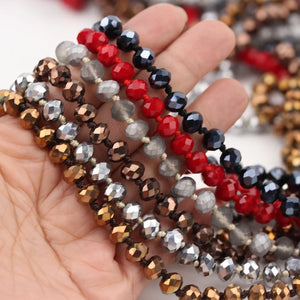6 Color 152cm Handmade Knotted Long Chains Necklace Bracelet Gift PD-03