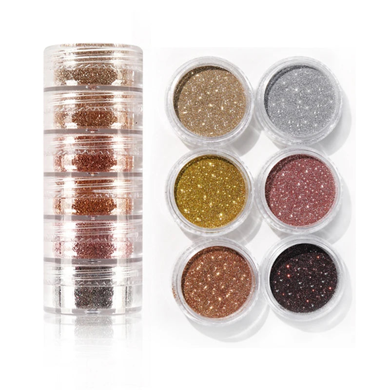 Crystal Diamond Powder Epoxy Resin Filling Pigment Nail Art Glitter Mold DIY
