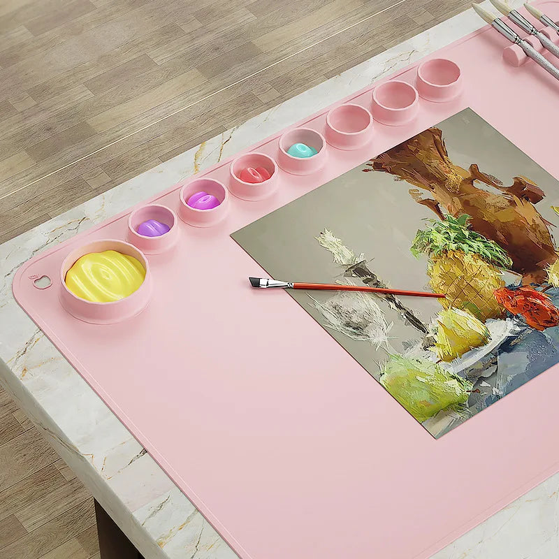 Large Silicone Pad for DIY Drawing and Oil Painting