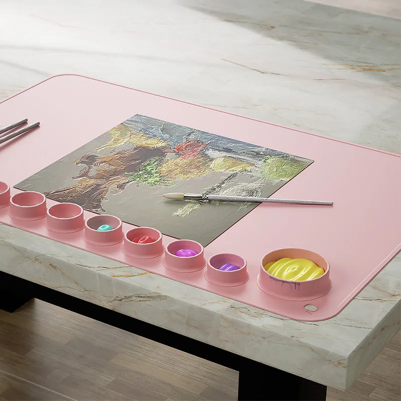 Large Silicone Pad for DIY Drawing and Oil Painting