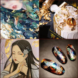 Metallic Foil Kit Resin Flakes Leaf Gilding Epoxy Resin