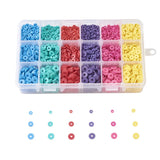 Polymer Clay Beads Round Gasket Combo for DIY Jewelry Bracelet