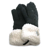 Christmas Gloves 18mm Snap Button Knitted Gloves Charms Jewelry Women Gift