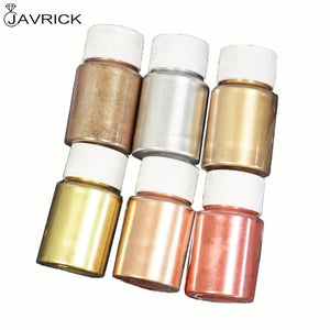 6 Colors 10g Mirror Marble Metallic Pigment Kit for Epoxy Resin