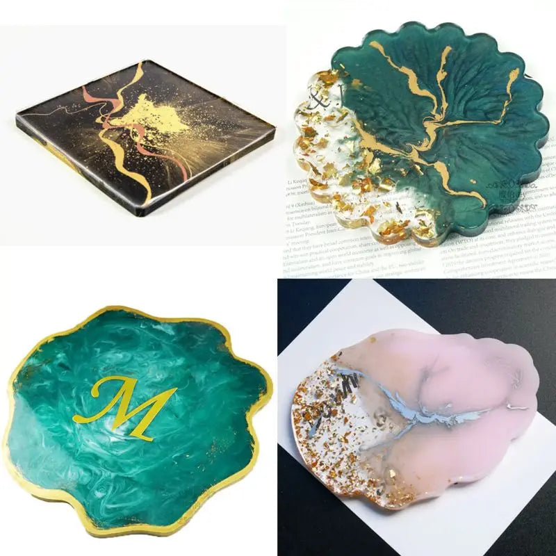 6 Color 10g Mirror Metallic Pigment Kit Epoxy Resin Colorant