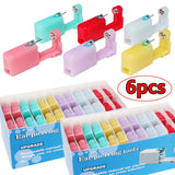 6 Color Ear Piercing Gun Kit Safety Earring Piercer Machine