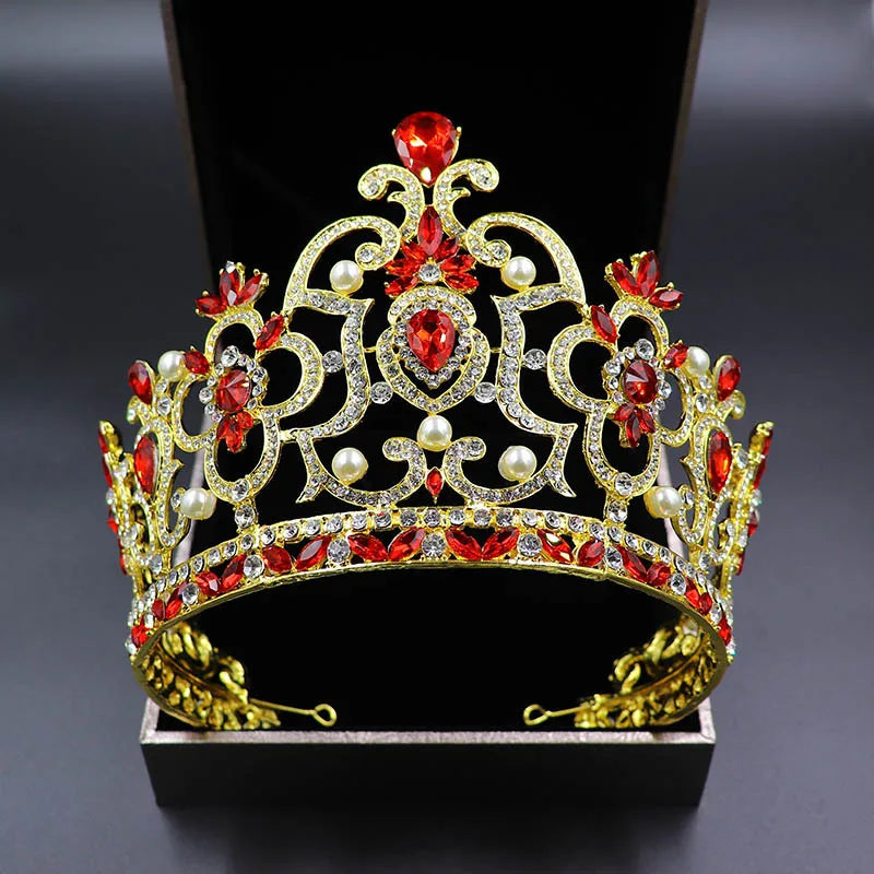 6 Colors Tiara Crown Silver Bridal Diadem Wedding Hair Accessories