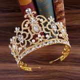 6 Colors Tiara Crown Silver Bridal Diadem Wedding Hair Accessories