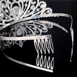 Crystal Rhinestone Tiara Crown Headband for Girls Wedding