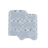 Pet Tag Crystal Epoxy Resin Mold DIY Pendant Keychain Silicone Mold