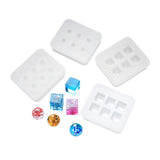 6 Grid Crystal Cube Ball Beads Epoxy Resin Mold DIY Jewelry Making