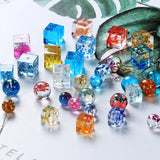 6 Grid Crystal Cube Ball Beads Epoxy Resin Mold DIY Jewelry Making