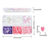 Cherry Blossom Petal Nail Sequins Glitter Nail Glue Makeup Patch Nail Jewelry
