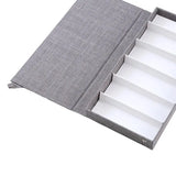 6 Grids Eyeglasses Case Box Storage Tray Eyewear Jewelry Display
