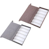 6 Grids Eyeglasses Case Box Storage Tray Eyewear Jewelry Display