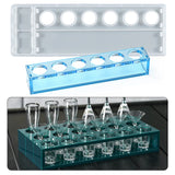 6 Grids Wine Glass Silicone Mold Storage Shelf Epoxy Resin Mold