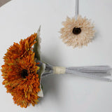 6 Head Sunflower Bouquet Artificial Flowers for Vase Bridal DIY Home Decor