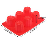 6 Holes Silicone Candle Mold for Candle Making Cylinder Aroma Wax Molds