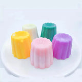 6 Holes Silicone Candle Mold for Candle Making Cylinder Aroma Wax Molds