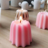 6 Holes Silicone Candle Mold for Candle Making Cylinder Aroma Wax Molds