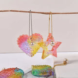 Diamond Pattern Hanging Ornaments Silicone Mold DIY Keychain Pendants Mold