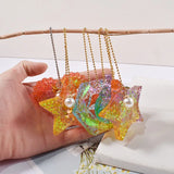Diamond Pattern Hanging Ornaments Silicone Mold DIY Keychain Pendants Mold