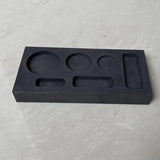 Graphite Casting Ingot Mold Crucible Metal Refining Scrap Bar Coin Mold Combo