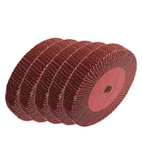 6" Nylon Fiber Flap Disc Polishing Grinding Wheel for Wood Metal Buffing