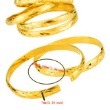 8mm Dubai bangle & bracelets African Ethiopian Jewelry
