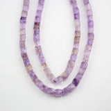 Raw Natural Stones Beads Jewelry, Cube Shape Beading Earrings Bracelets