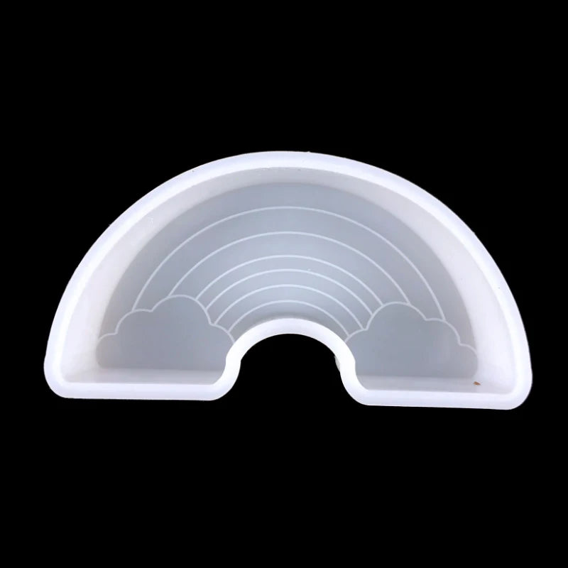 Resin Silicone Mold Moon Rainbow Night Light DIY Handicraft Tools