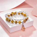 Natural Tiger Eye Stone Crystal Bracelet for Women Jewelry Gift