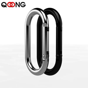 6 PCS Aluminium Alloy Key Chain Spring Opening Key Ring Oval Hook
