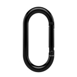 6 PCS Aluminium Alloy Key Chain Spring Opening Key Ring Oval Hook