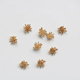 6 PCS Acrylic Flowers Stud Earrings Pendant DIY Accessories for Jewelry Making