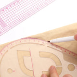 6 PCS French Curve Ruler Patchwork Tailor Drawing Template DIY Sewing Tool Kit