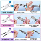 6 PCS Jewellery Pliers Kit With Spring, Jewellery Making Plier Set For Girls