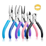 6 PCS Jewellery Pliers Kit With Spring, Jewellery Making Plier Set For Girls