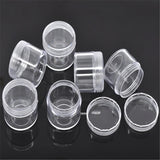 6 PC Bead Storage Container Tins for Jewelry 4x4x3.4cm