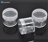 6 PC Bead Storage Container Tins for Jewelry 4x4x3.4cm