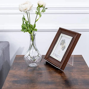 6 Pack Clear Acrylic Book Stand Display Holder