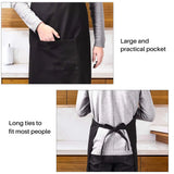 6 Pack Kitchen Apron with 2 Pockets - Ideal for BBQ Cooking Baking