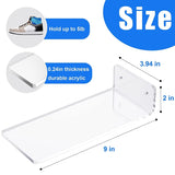 6 Pack Floating Shoe Display Wall Mount Stand for Sneaker Collection