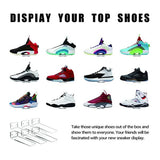 6 Pack Floating Shoe Display Wall Mount Stand for Sneaker Collection