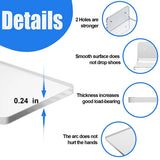 6 Pack Floating Shoe Display Wall Mount Stand for Sneaker Collection