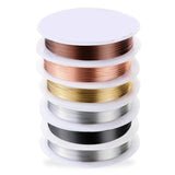 6 Pack Beading Wire for Jewelry Making (24 Gauge)